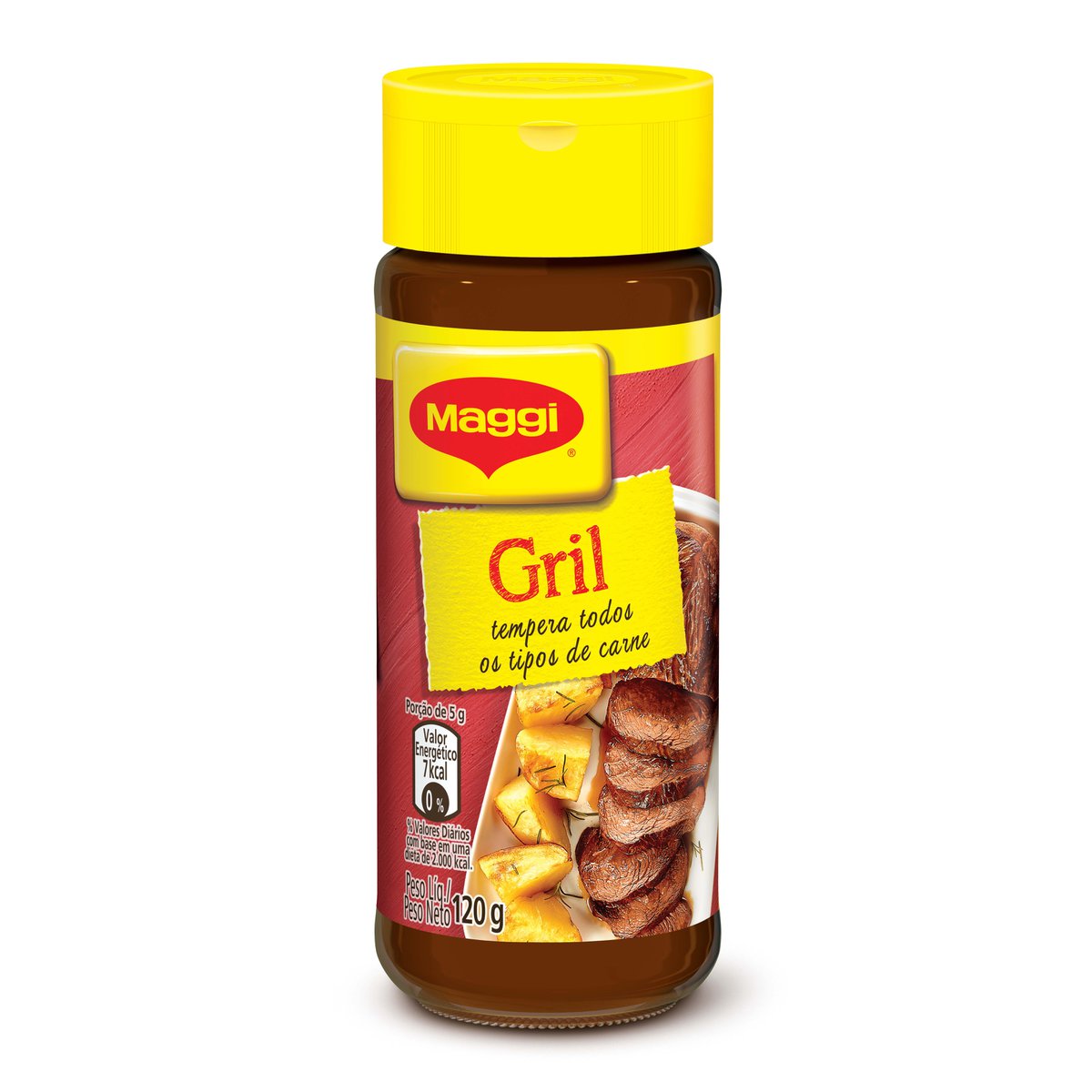 Tempero para Bifes Churrasco e Assados Grill Maggi 120g