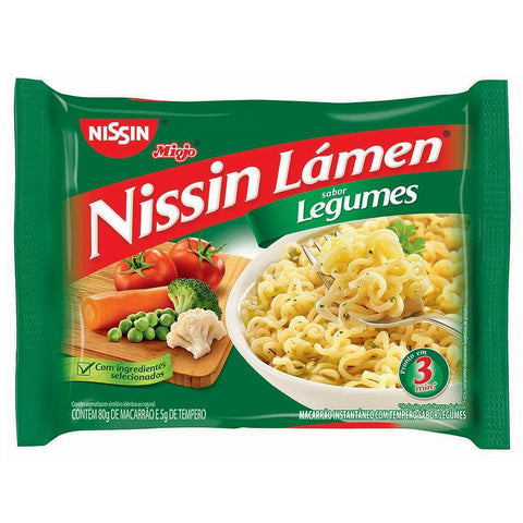Macarrão Instantaneo Nissin Lamen Sabor Legumes 85g