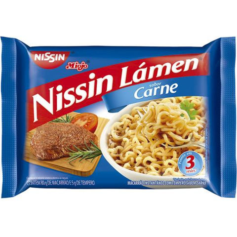 Macarrão Instantaneo Nissin Lamen Sabor Carne 85g