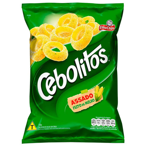 Salgadinho de Milho Sabor Cebola Cebolitos Elma Chips 120g