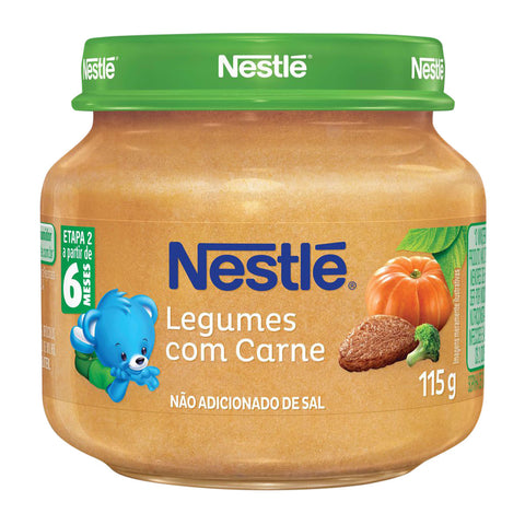 Papinha Infantil de Legumes Com Carne Nestlé 115g