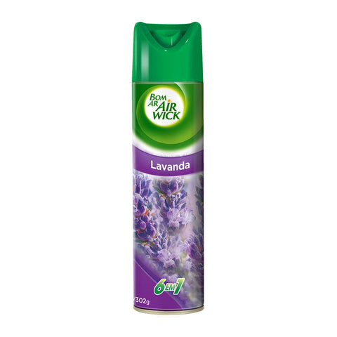 Desodorizador Aerosol Bom Ar Air Wick Lavanda 360mL