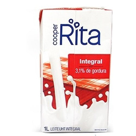 Leite Integral Santa Rita 1L