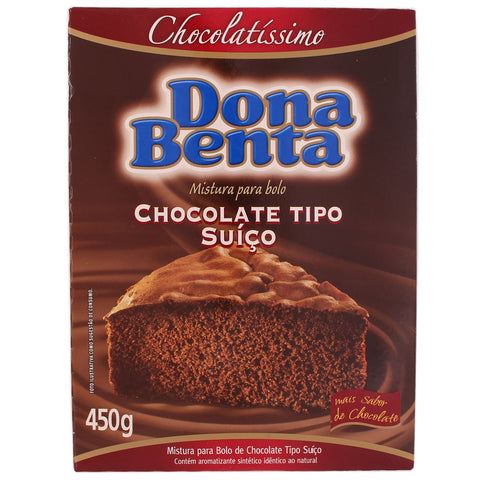 Mistura para Bolo Sabor Chocolate Suico Dona Benta 450g