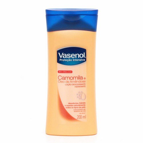 Loção Hidratante Vasenol Camomila e Óleo de Amêndoa 200mL