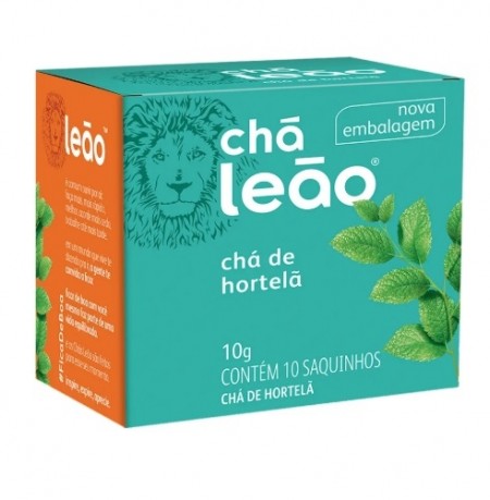 Chá de Hortelã Matte Leão 10 Saches 10g