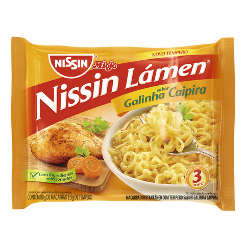 Macarrão Instantaneo Nissin Lamen Sabor Galinha 85g