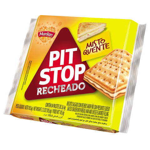 Biscoito Marilan Recheado Pit Stop Sabor Misto Quente 1056G