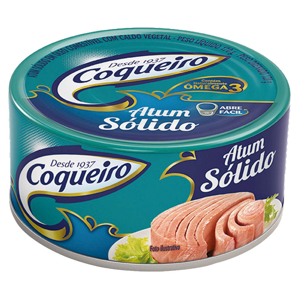 Atum Solido em Óleo Coqueiro 170g