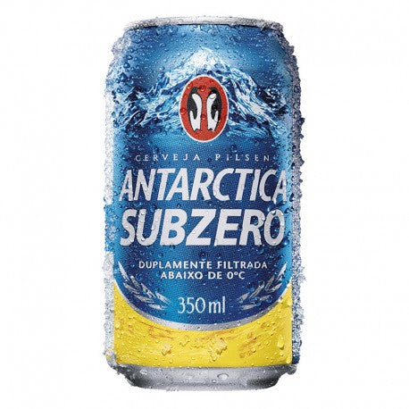 Cerveja Antarctica Sub Zero Lata 350mL