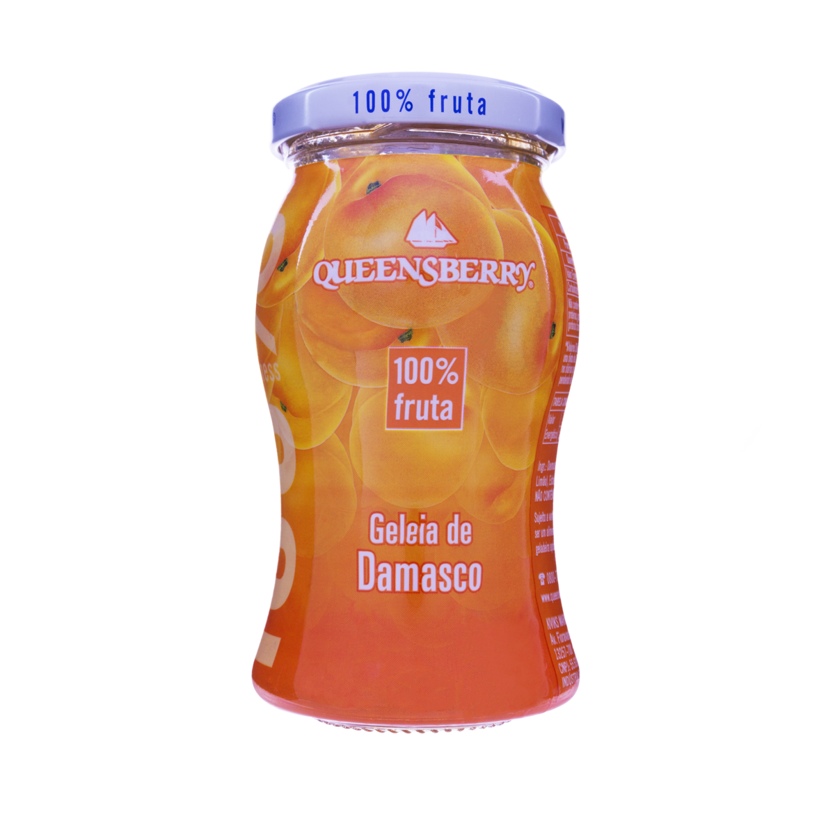 Geleia de damasco 100 Fruit Queensberry 250g