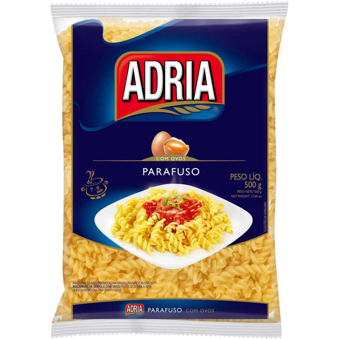 Macarrão Com Ovos Parafuso Adria 500g