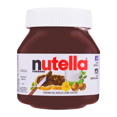 Creme de Avela com Cacau Nutella Vidro 150g