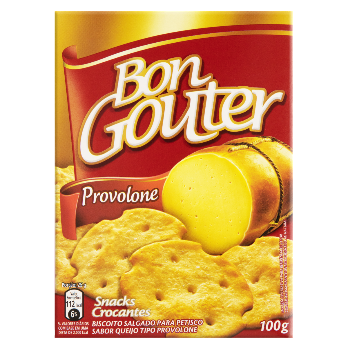 Biscoito Queijo Provolone Bom Gouter 100g