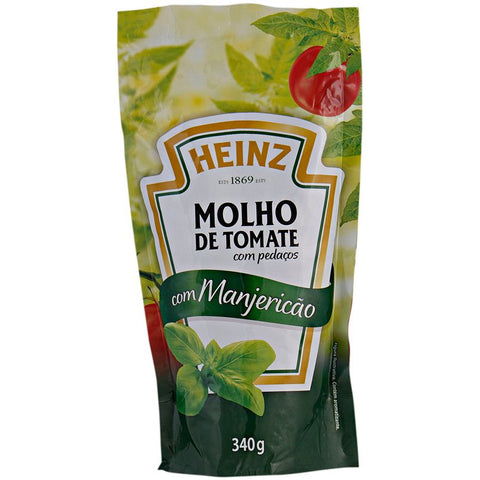 Molho de Tomate Manjericao Heinz Sachê 340g