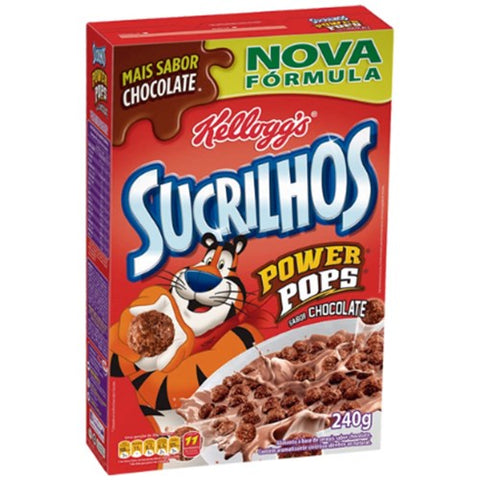 Cereal Matinal Chocolate Sucrilhos Power Kellogg S Caixa 240g