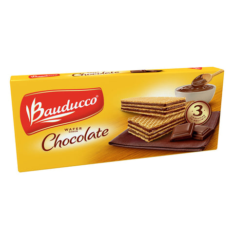 Biscoito Bauducco Wafer de Chocolate 140g