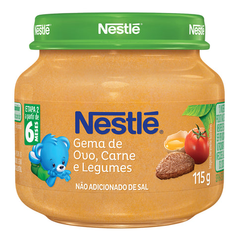 Papinha Infantil de Macarrão Carne e Legumes Nestlé 115g