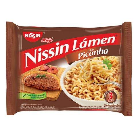 Macarrão Instantaneo Nissin Lamen Sabor Picanha 85g