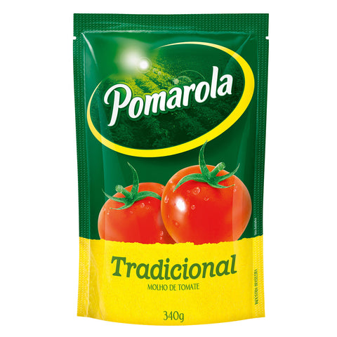 Molho de Tomate Tradicional Pomarola Sachê 340g