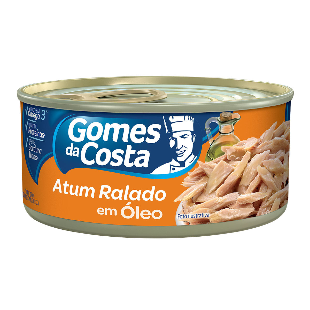 Atum Ralado em Óleo Gomes Da Costa 170g