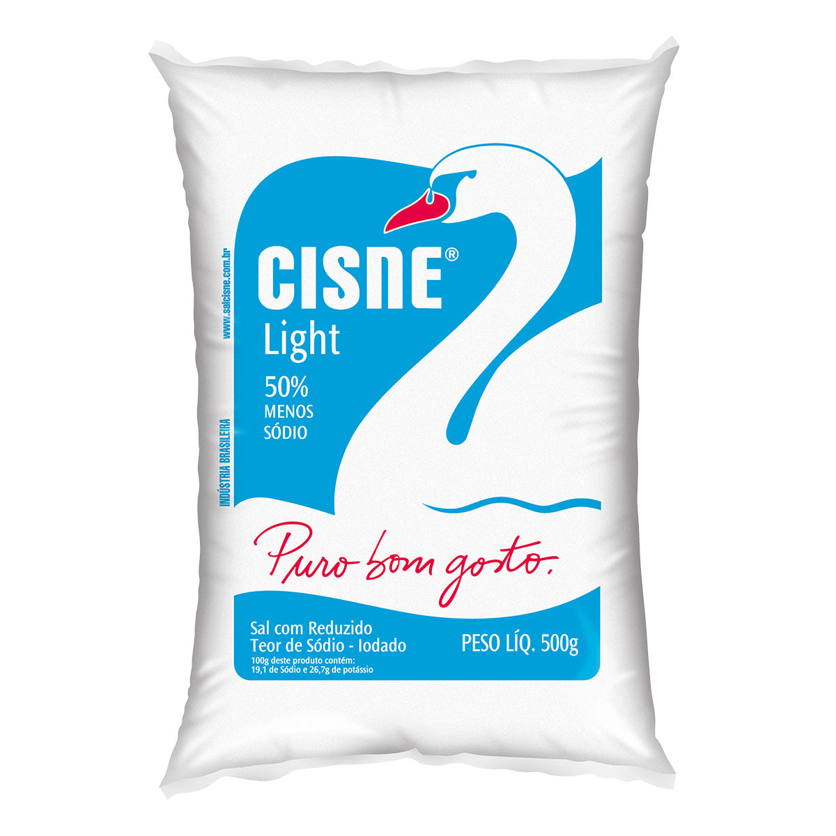 Sal Refinado Light Cisne 500g
