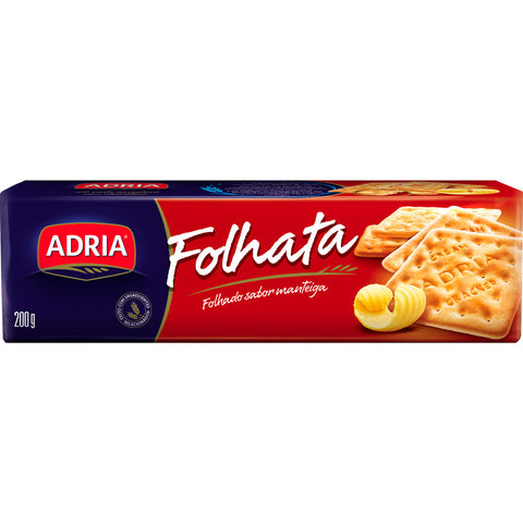 Biscoito Adria Cream Cracker Folhata 200g