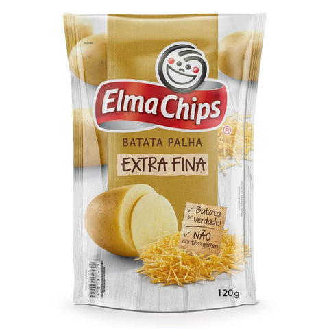 Batata Palha Na Mesa Extra Fina Elma Chips 120g