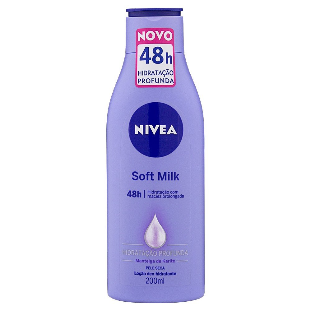 Hidratante Nivea Soft Milk Pele Seca 200mL