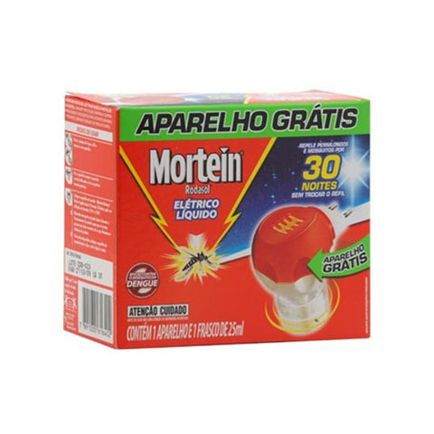 Inseticida Eletrico Liquido Mortein Aparelho e Refil 1Un