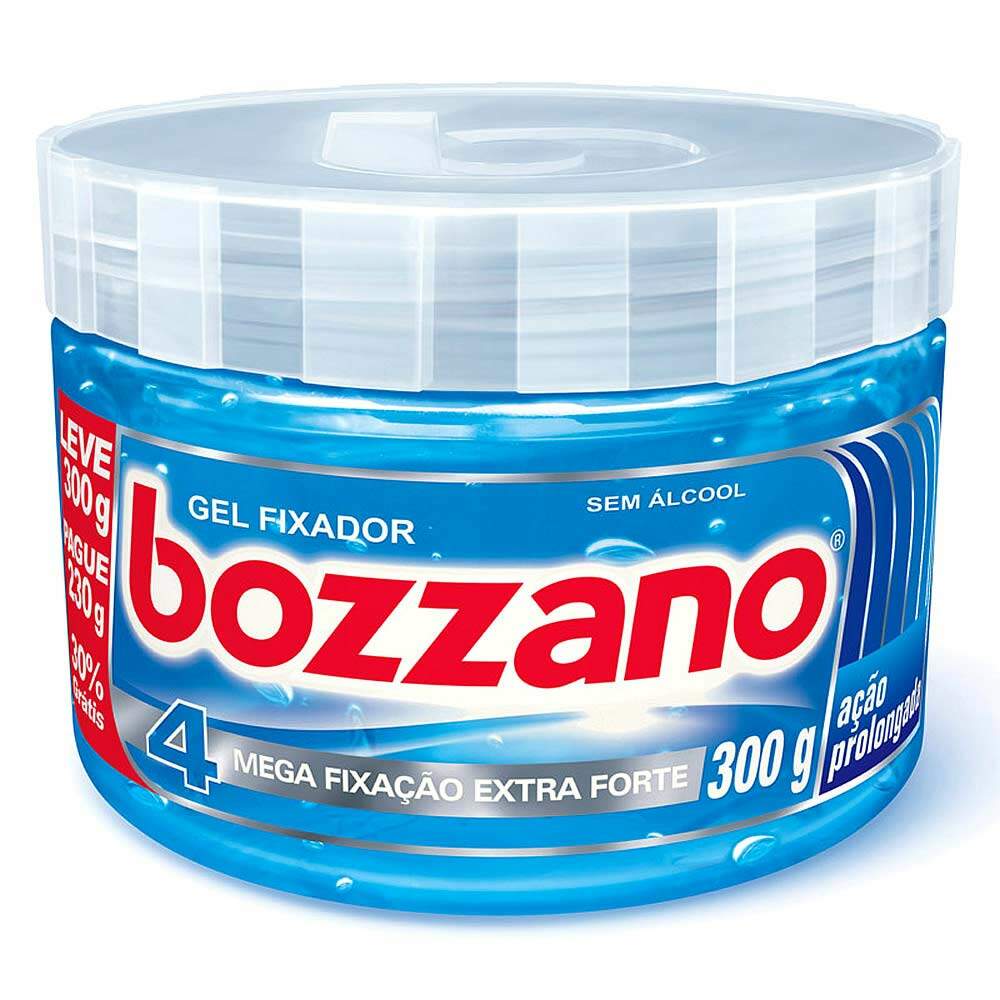 Gel Fixador Capilar Bozzano Mega Fixação Extra Forte 300g