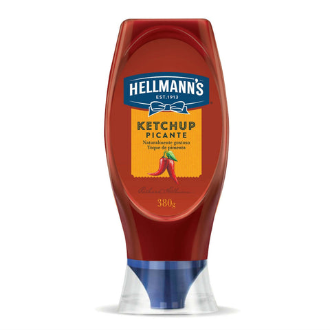 Ketchup Hellmanns Picante Squeeze 380g