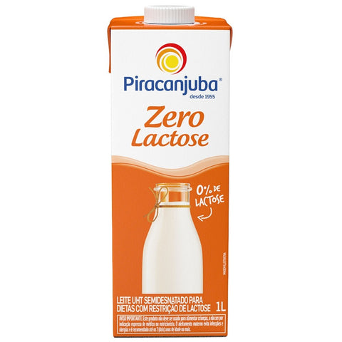 Leite Semidesnatado Piracanjuba Zero Lactose 1L