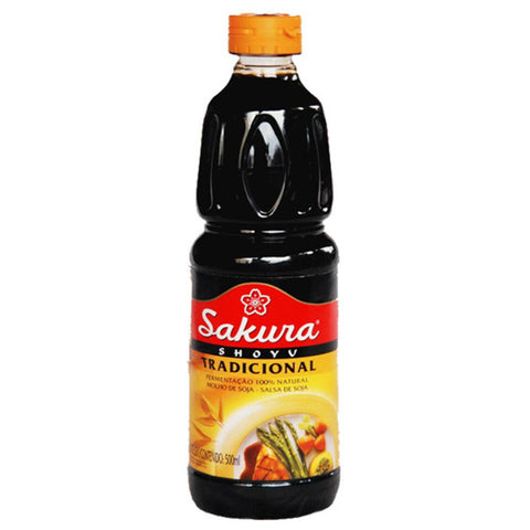 Molho Shoyu Tradicional Sakura 500mL