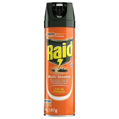 Inseticida Aerosol Raid Multi Insetos 24 Horas 300mL