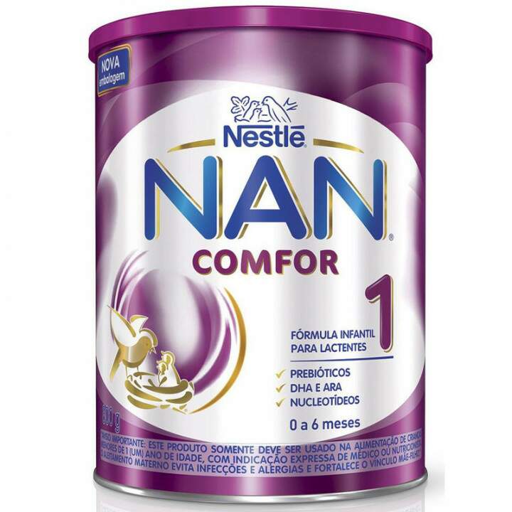 Formula Infantil Nan Comfor 1 Nestlé Lata 800g