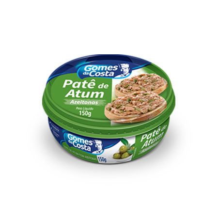 Pate de Atum com Azeitonas Gomes da Costa Pote 150g